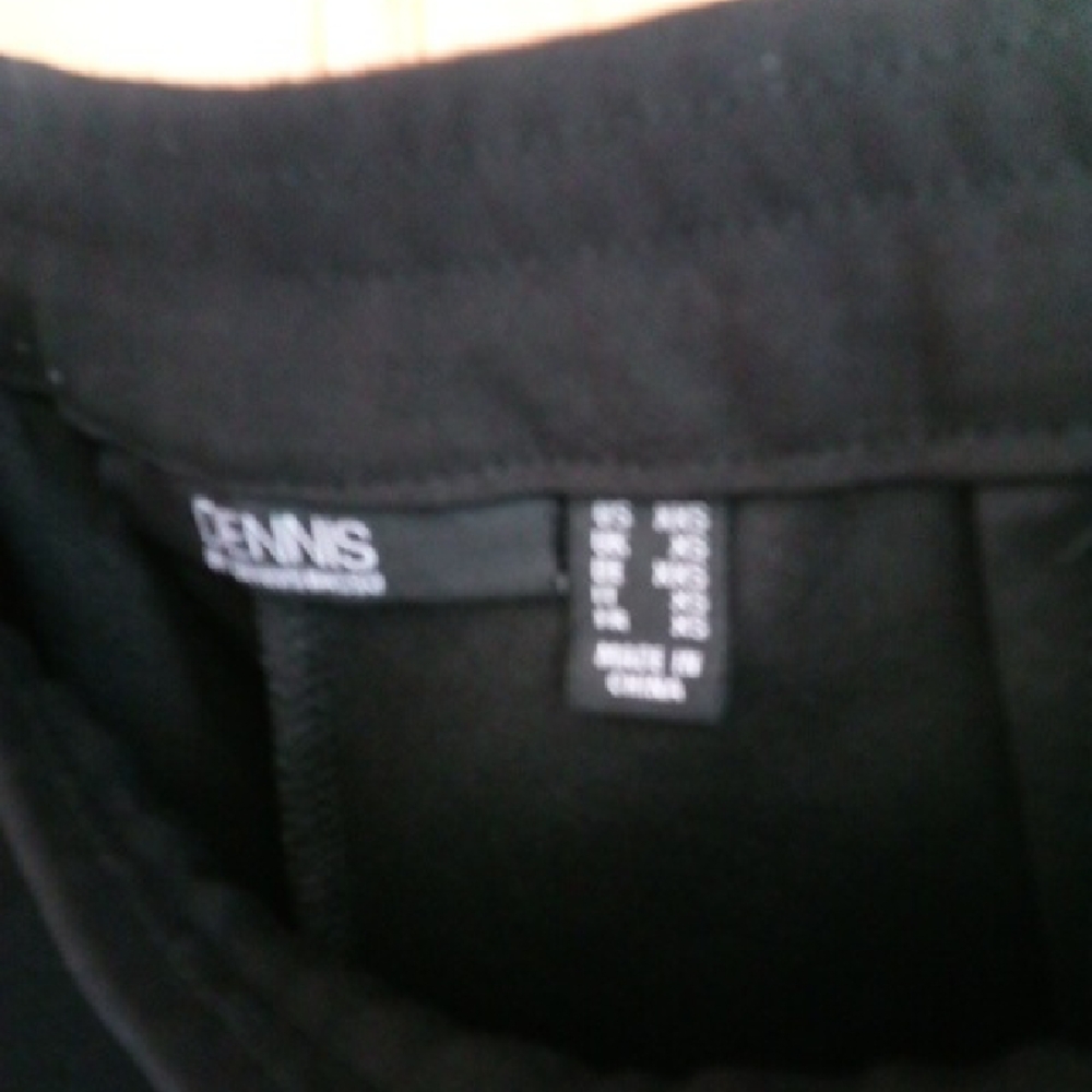 Dennis Basso Elegant Black Straight Leg Pants
